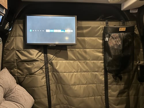 Customer photo review of Sprinter Storyteller - Cab Partition