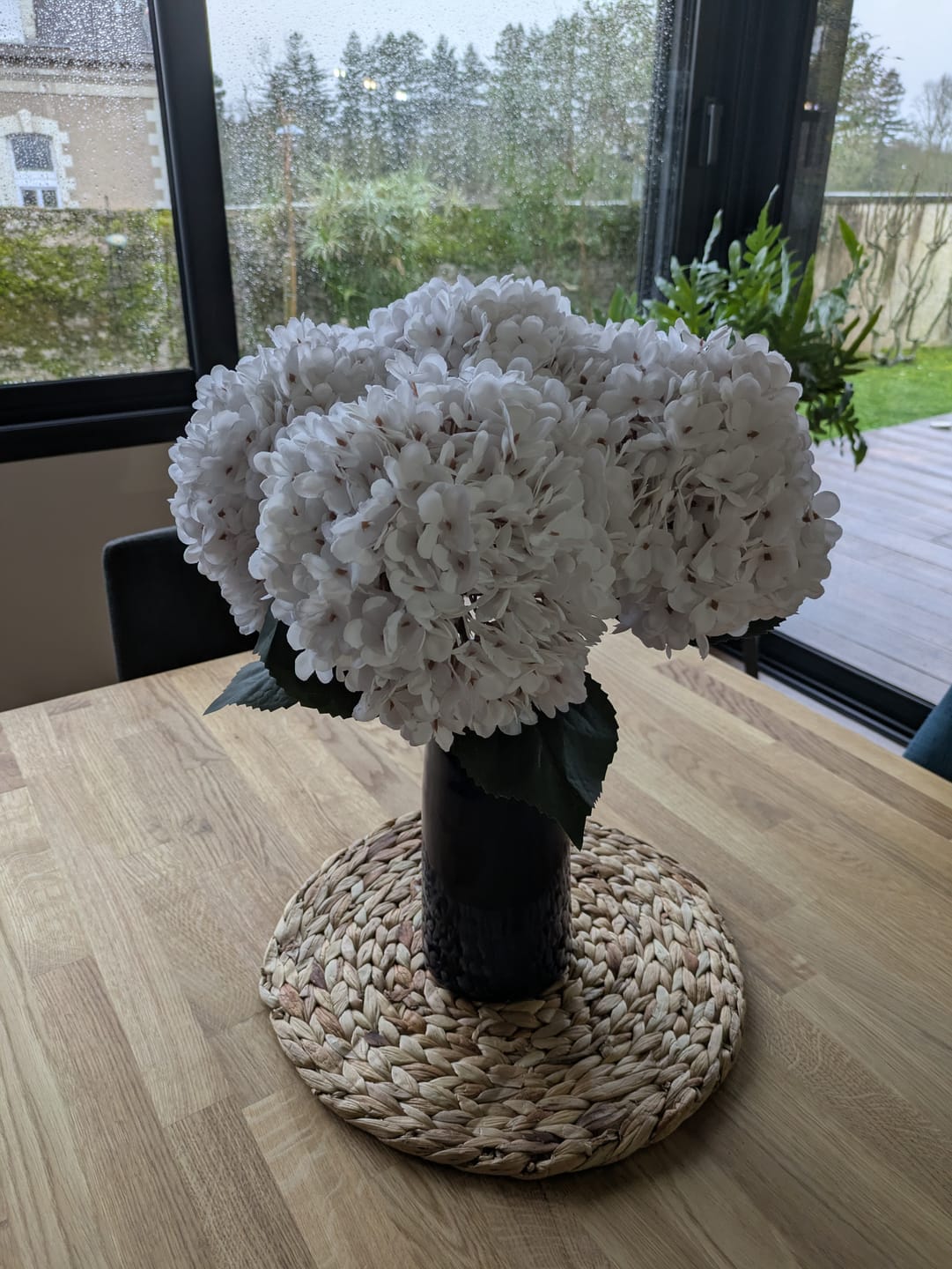 Customer photo review of Grote Zijden Hortensia - Wit