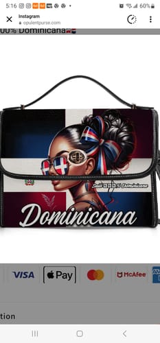 Customer photo review of Dominicana - Personalized Leather Satchel Bag DOM02S4
