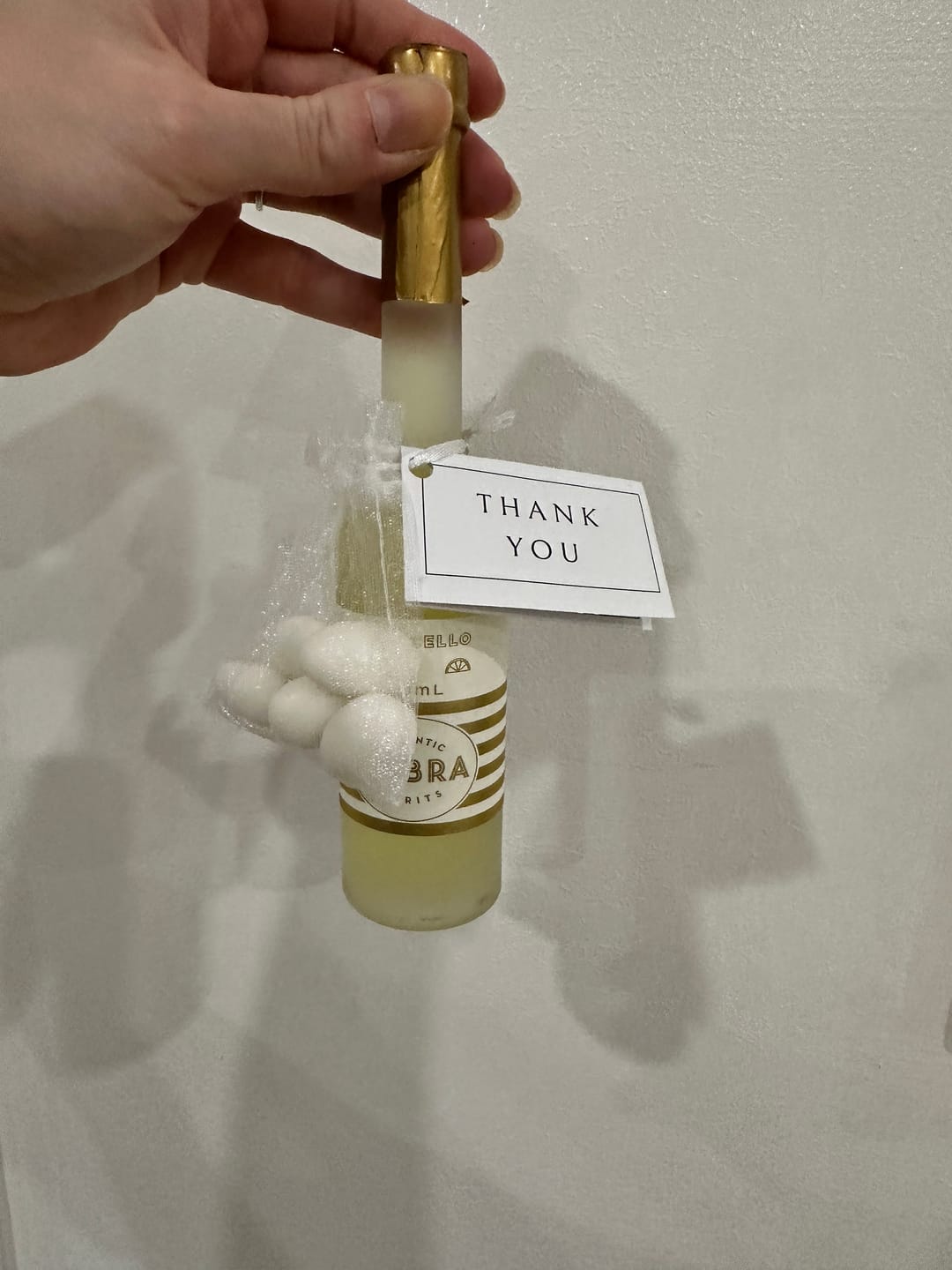 Customer photo review of Ambra Limoncello Liqueur