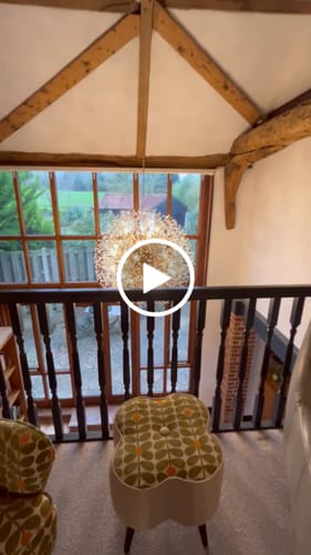 Customer video review of 20-Light Oversized Large Luxury Sputnik Firework Chandelier