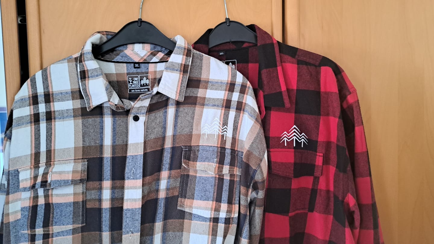 Customer photo review of HOLZBRÜDER® - Unisex Flanellhemd mit Stick