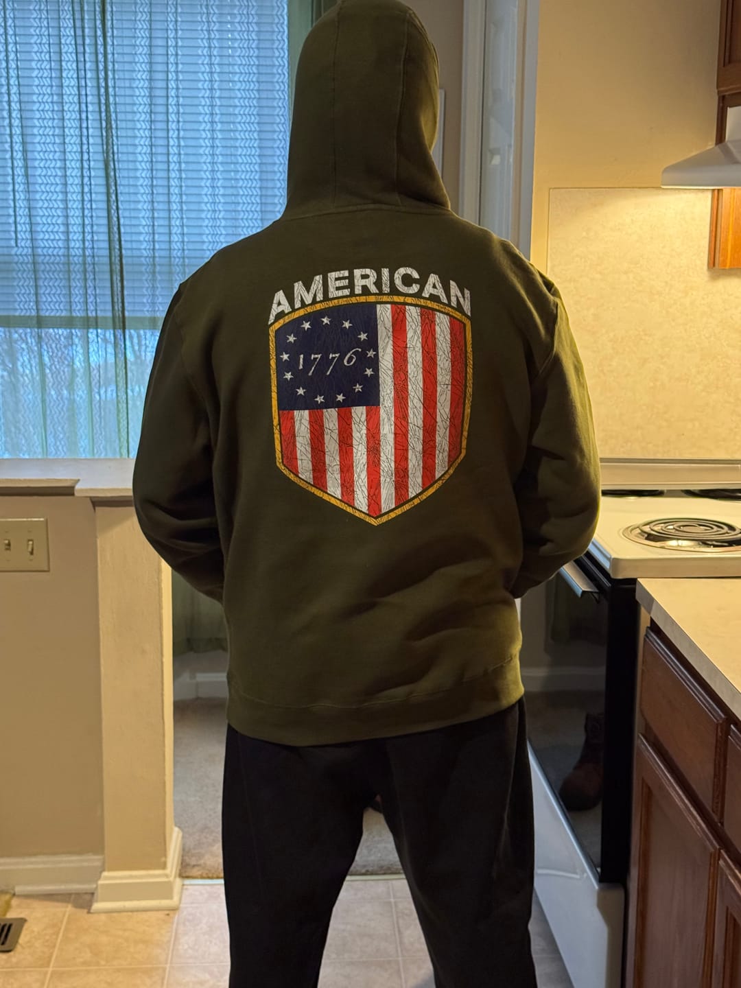 Customer photo review of American 1776 Hoodie