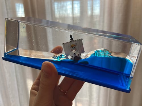 Customer photo review of 3D Ship Fluid Drift Bottle - Going Merry