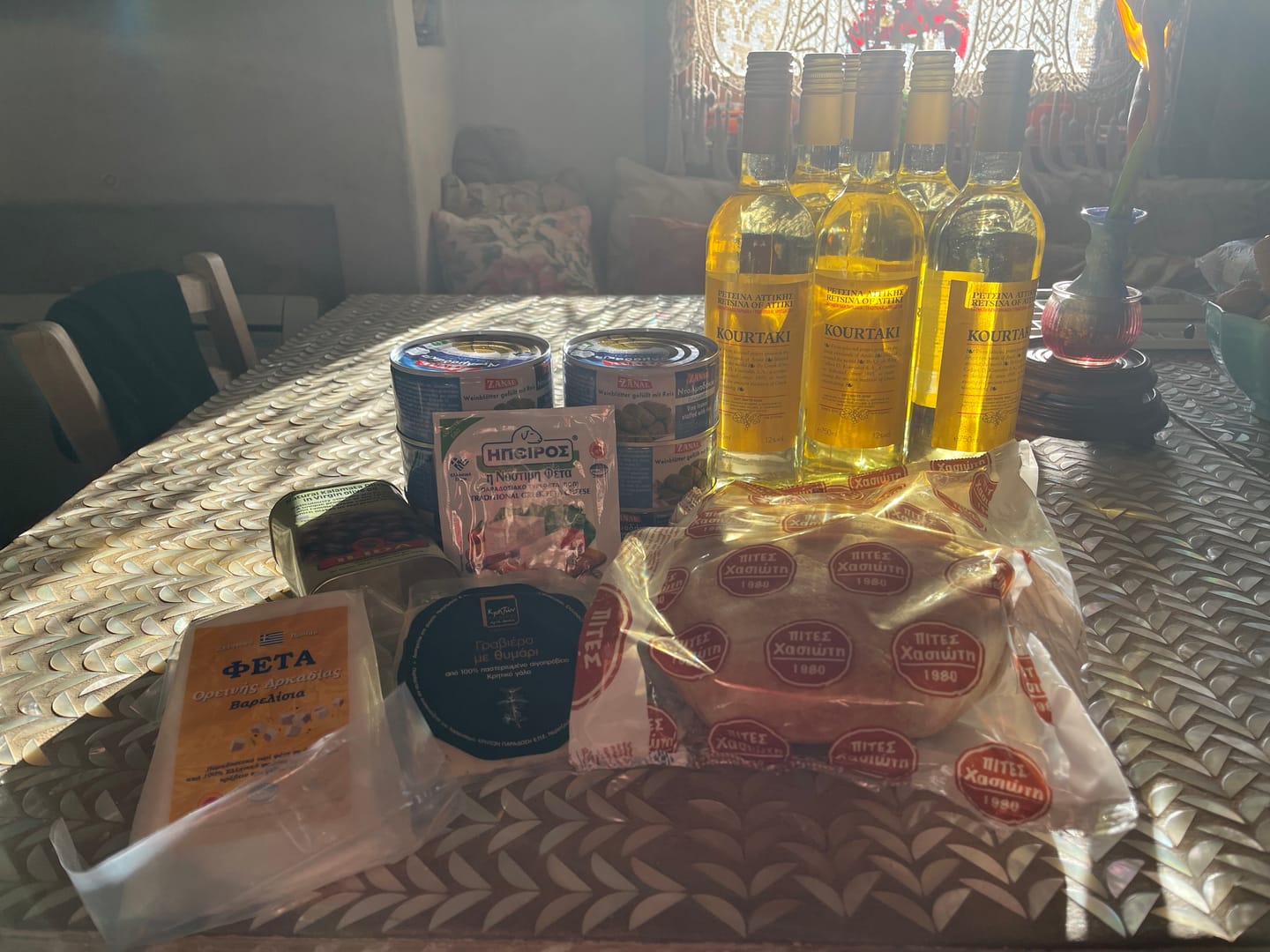 Customer photo review of Retsina Wine Kourtaki - 750ml