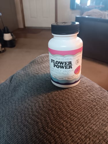 Customer photo review of Flower Power® 'She Juicy' Vaginal Moisture Supplement (60ct/ea)