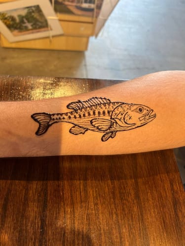 Customer photo review of 8 Ounce Bottle of Fresh Jagua tattoo Gel