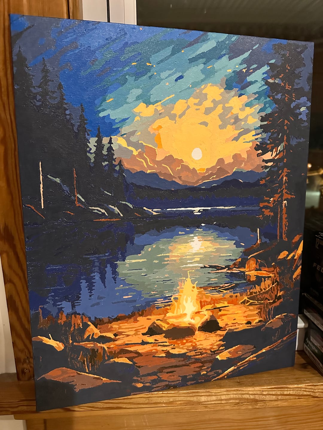 Customer photo review of Night by the Lakeside