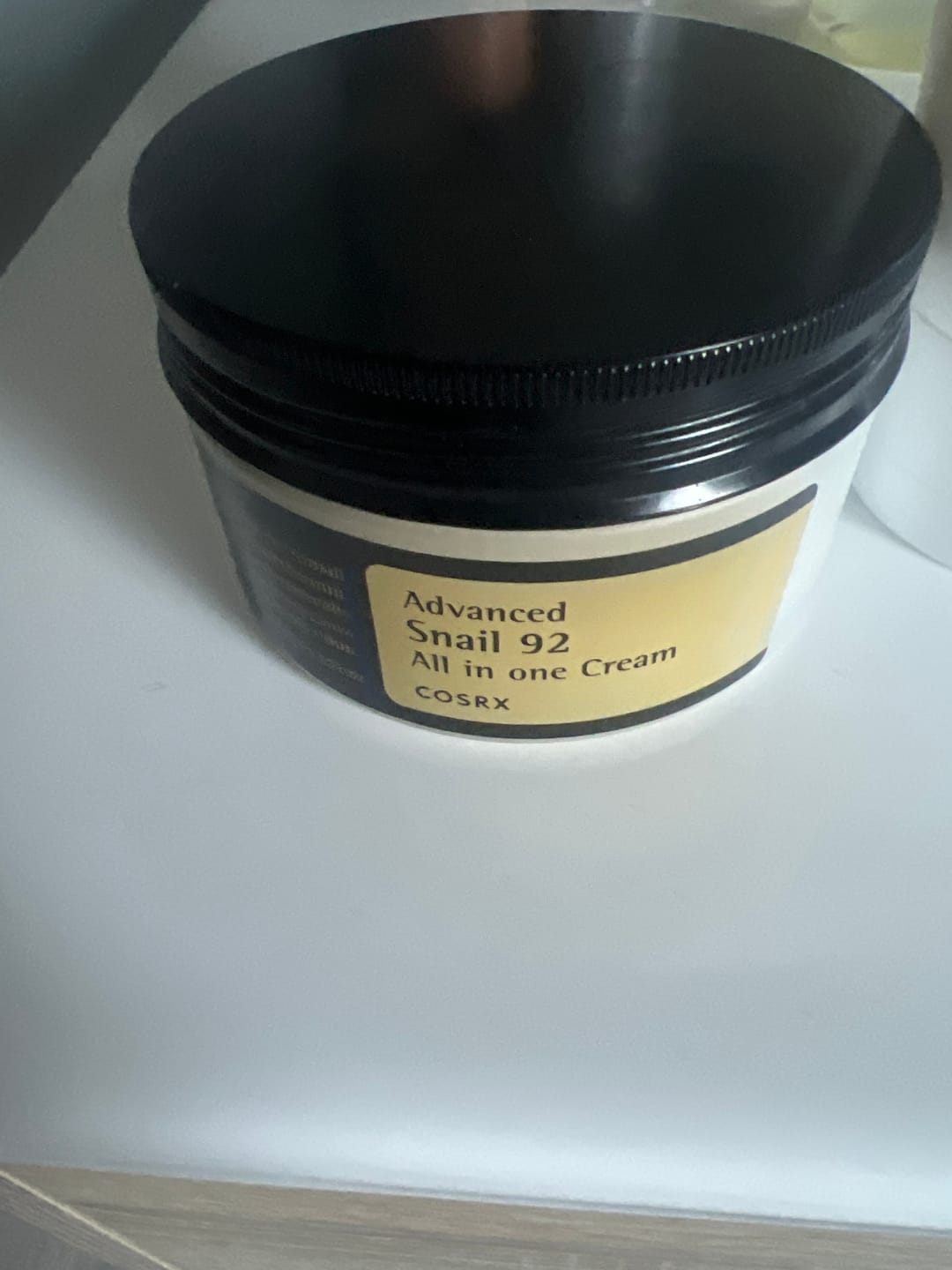 Customer photo review of COSRX - Crème hydratante Advanced Snail 92 tout en un - 100g