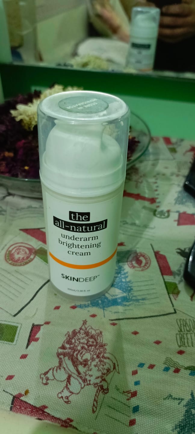Customer photo review of THE ALL-NATURAL UNDERARM BRIGHTENING CREAM