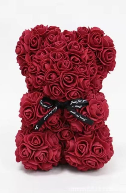Customer photo review of Royal Red Rose Bear Small 25cm