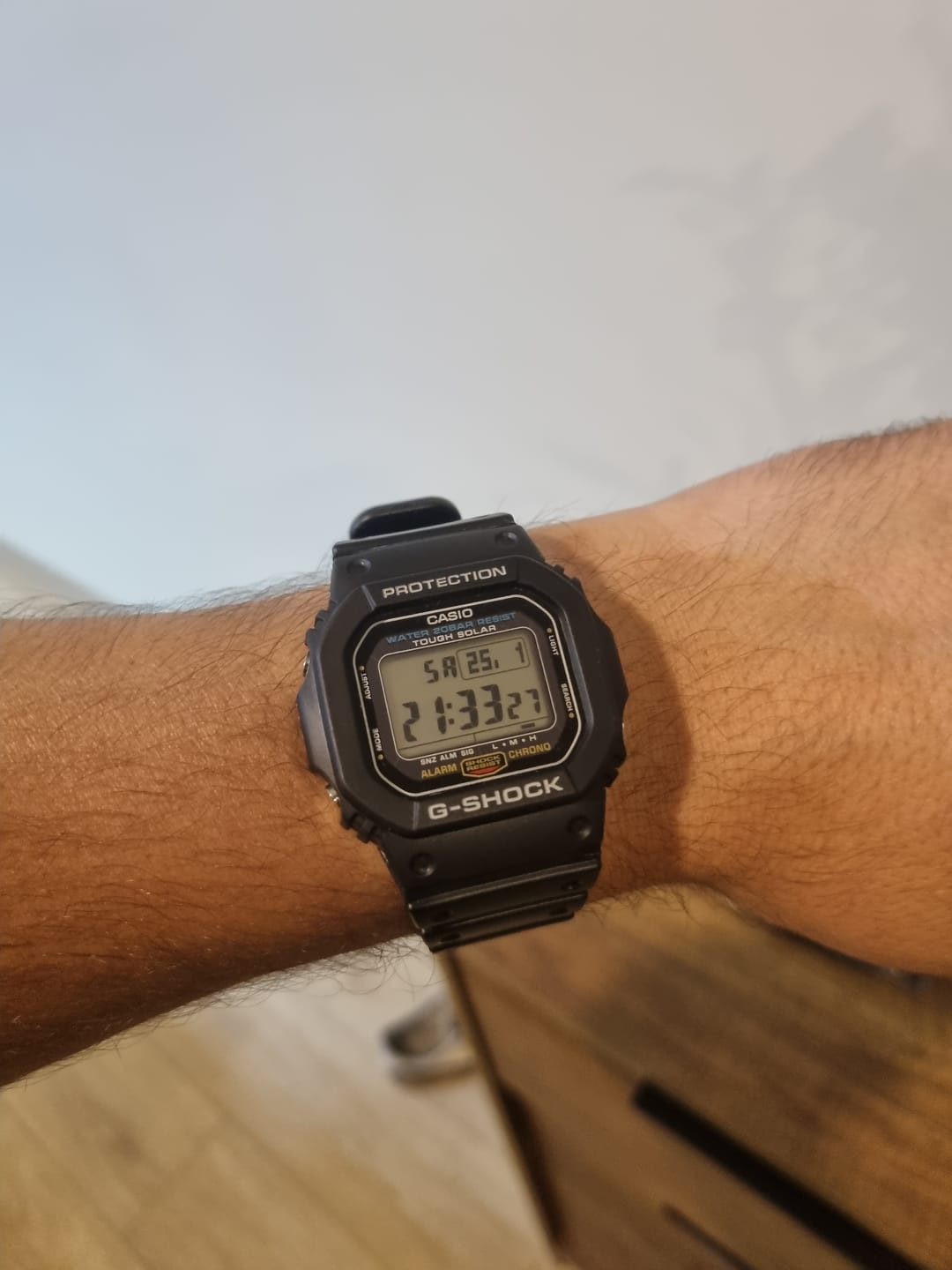 Customer photo review of Reloj Casio G-Shock Vintage G-5600UE-1 Tough Solar
