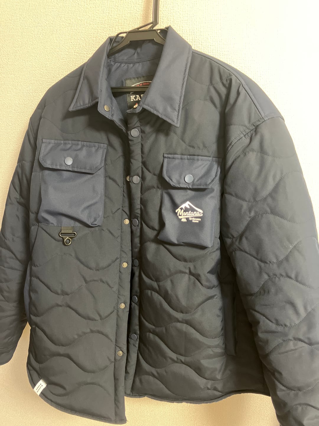 Customer photo review of 機能4ポケット　中綿入りキルティングジャケット