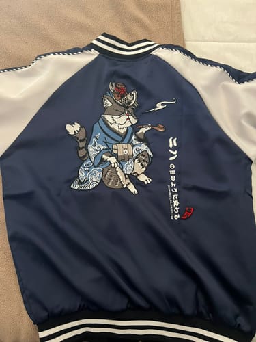 Customer photo review of Bossy Cat Sukajan Souvenir Jacket