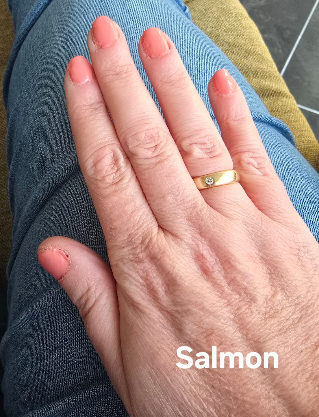 Customer photo review of Salmon Dipping Powder