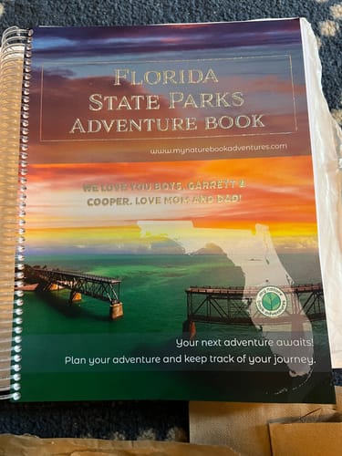 Customer photo review of Florida State Parks & Sites - Adventure Planning Journal