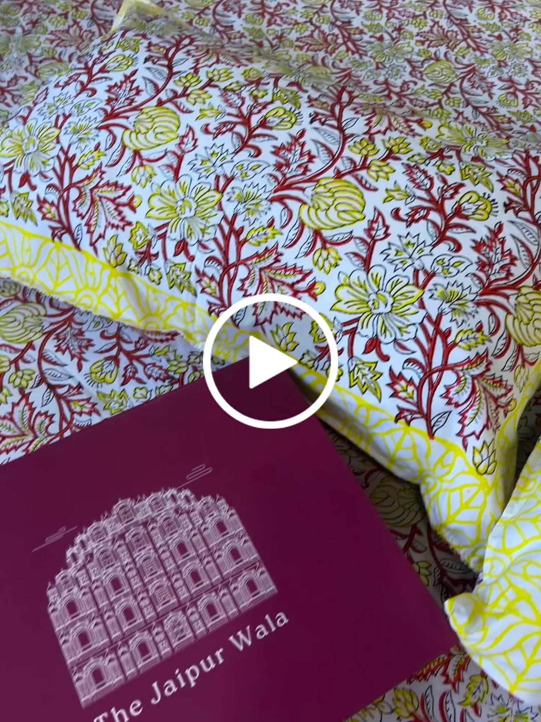 Customer video review of Amalya Organic Percale Cotton Bedsheet