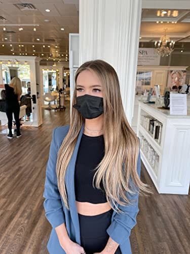 Customer photo review of Human Hair Topper For Thinning Crown Human Balayage Brown Hair #3/8/22