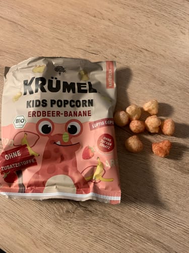 Customer photo review of Bio Kids Popcorn Erdbeere & Banane