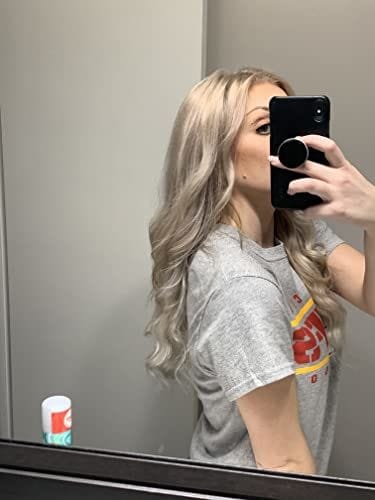 Customer photo review of Hair Topper For Women Human Hair Blonde Hair Topper Highlights #P8/60