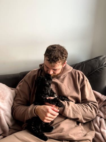 Customer photo review of Essentials Oversized Vintage Hoodie