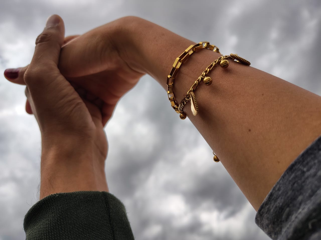 Customer photo review of Pulsera de Corazón