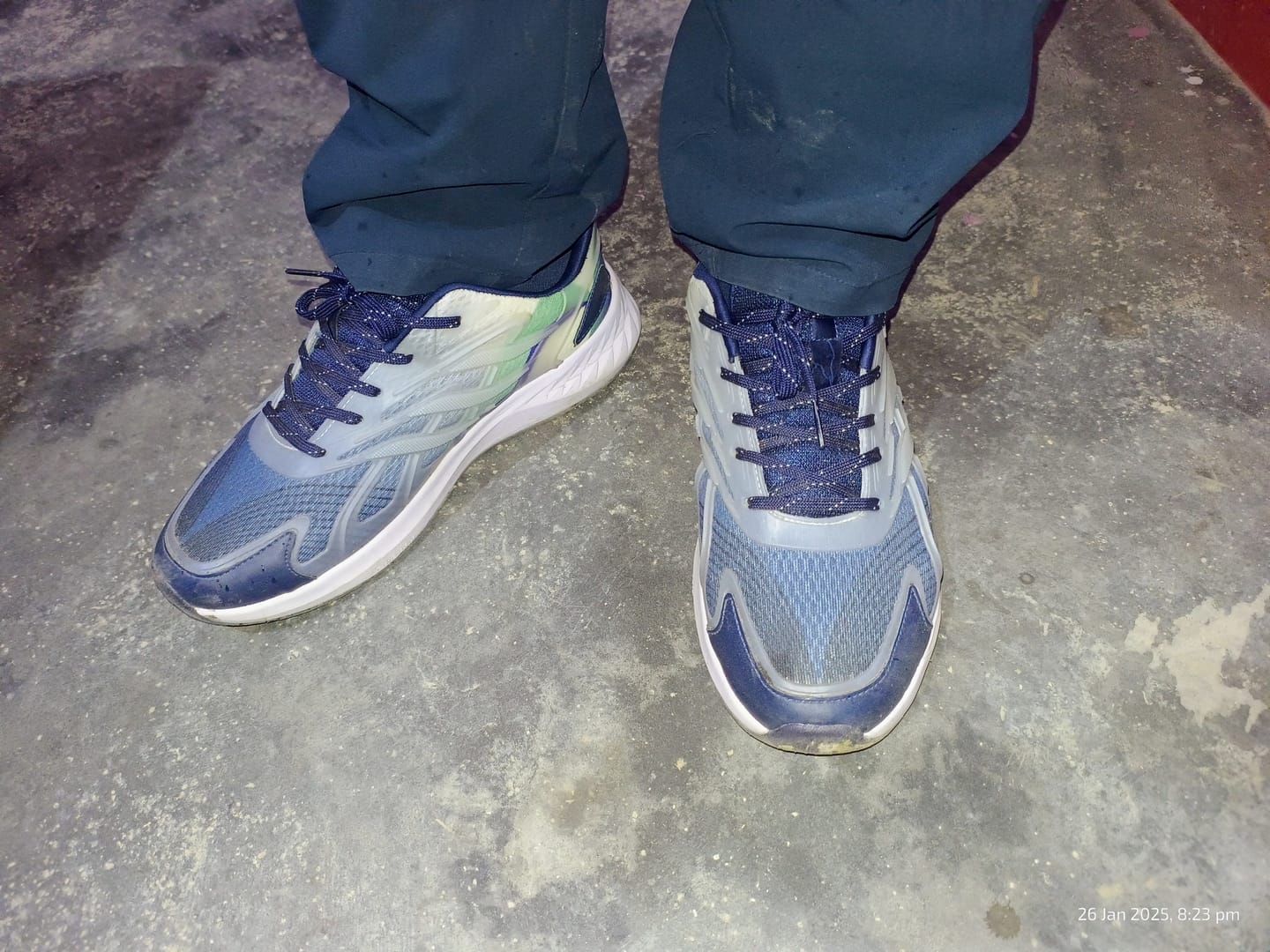 Customer photo review of Bacca Bucci HELIX Men's Low-Top Casual Athleisure Shoes