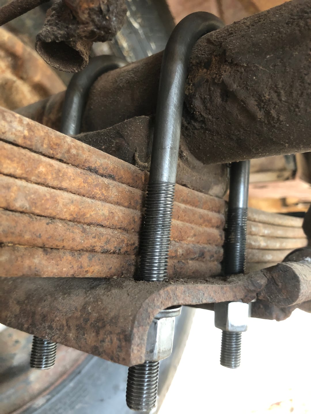 Customer photo review of 7/16 Inch Diameter U-Bolts - Round