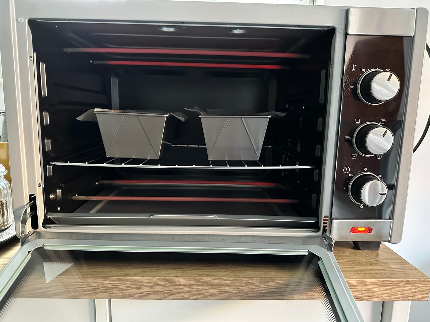 Customer photo review of Horno Eléctrico Silver Series 45L Kitchen-It