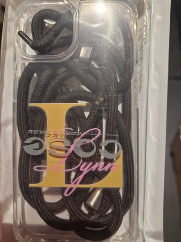 Customer photo review of Personalisierte Handyhülle mit Band Name & Initiale