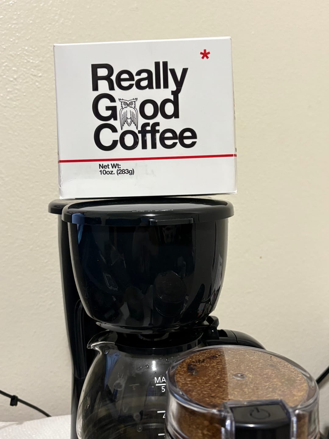 Customer photo review of To The Stars Really Good Coffee