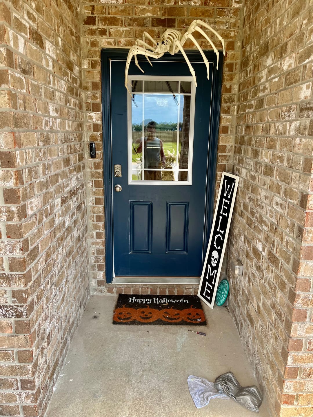 Customer photo review of Grills Between Glass 9 Lite Prairie Style Glass and Frame Kit (Half Lite)