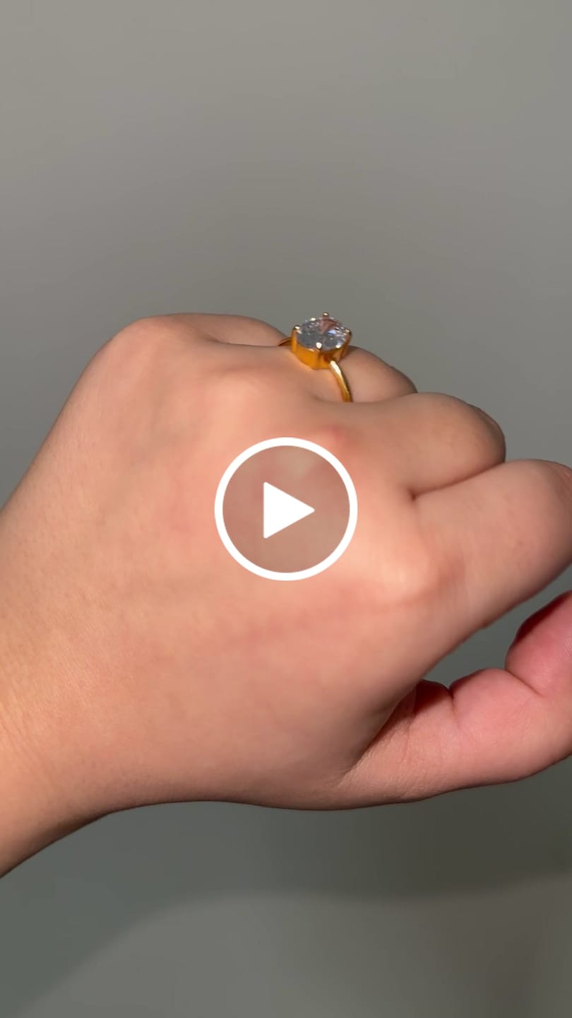 Customer video review of Paola Ring | 18K vergoldet