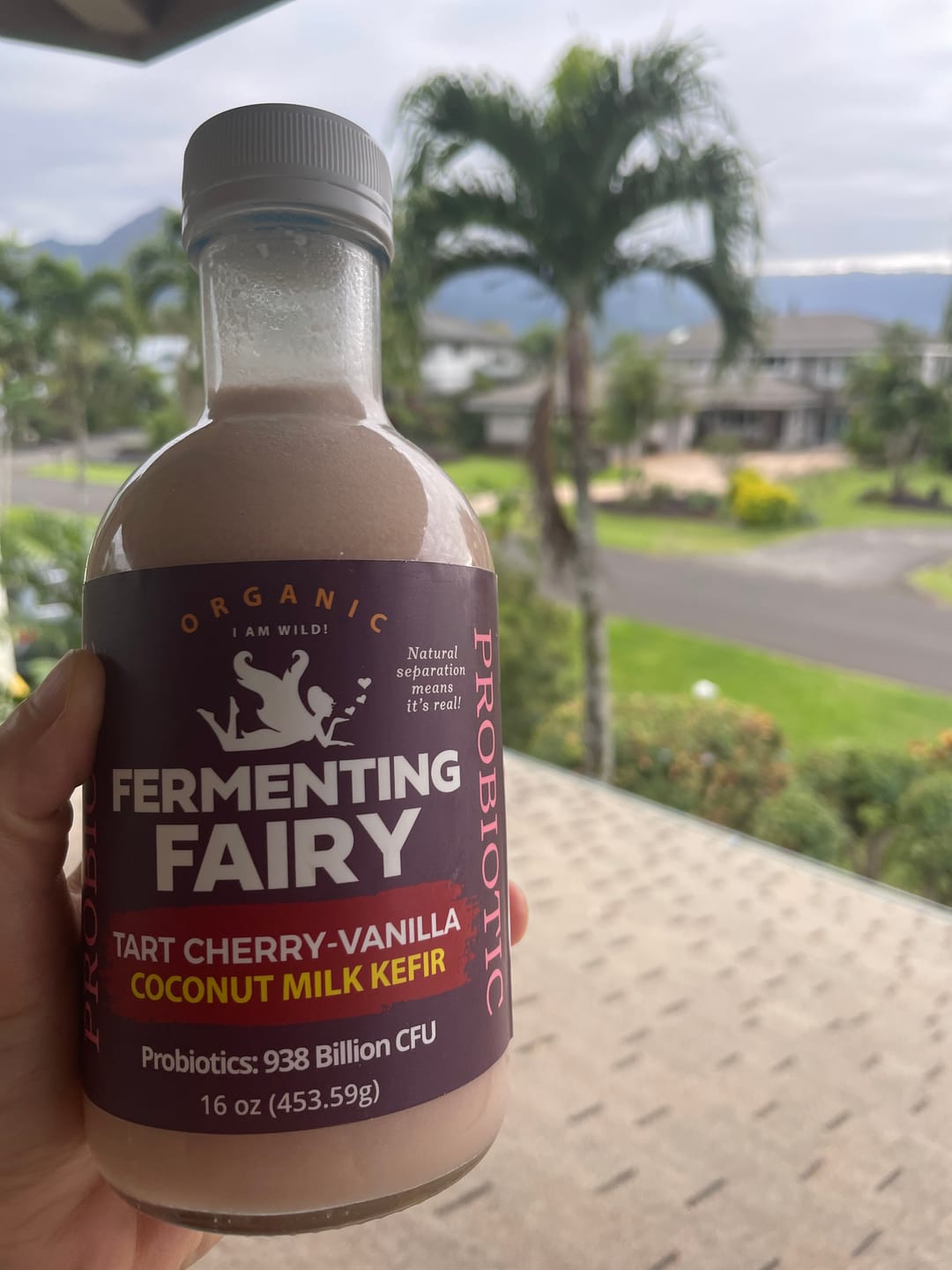 Customer photo review of Tart Cherry Vanilla Kefir Combo