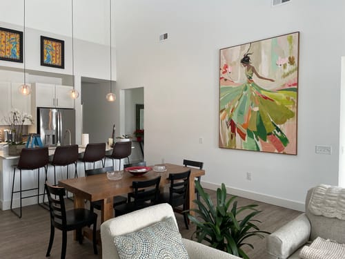 Customer photo review of Modern Abstract Painting #ABAV519