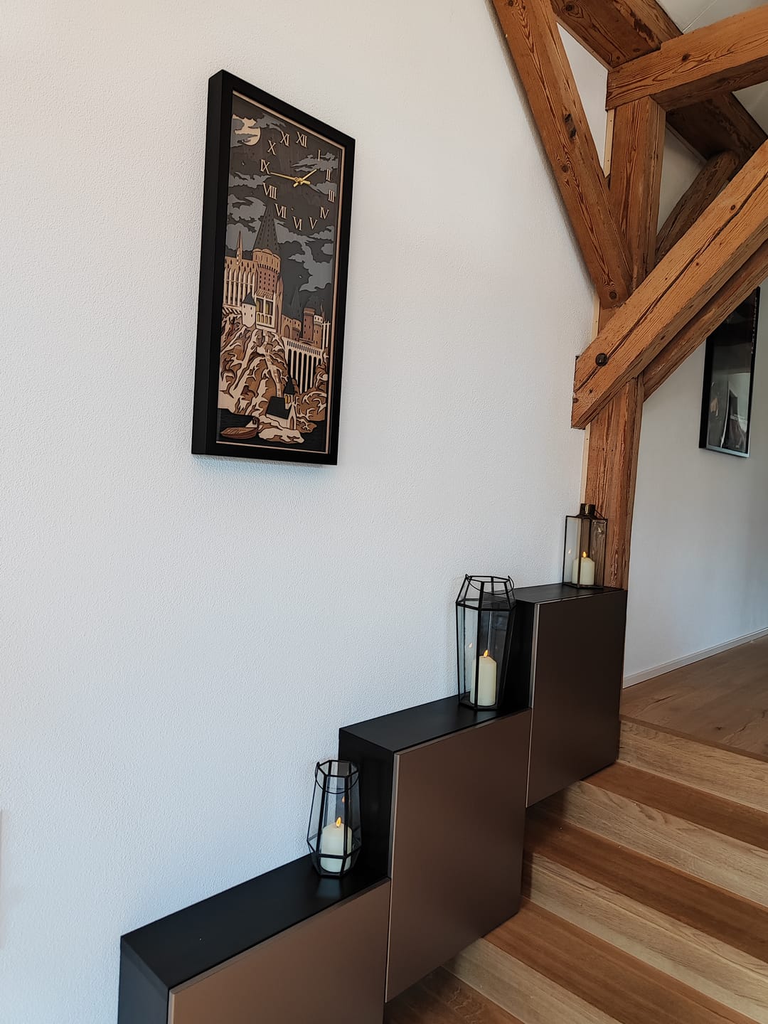 Customer photo review of HOGWARTS 3D WALL CLOCK