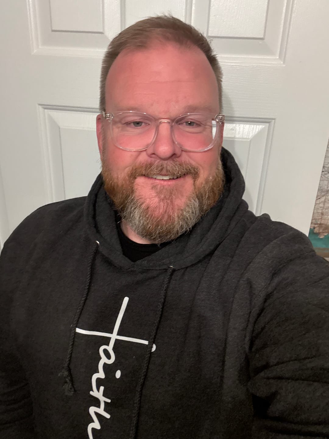 Customer photo review of Faith Cross Hoodie