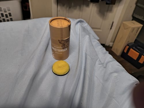Customer photo review of Sweet Ginger Vapor Rub