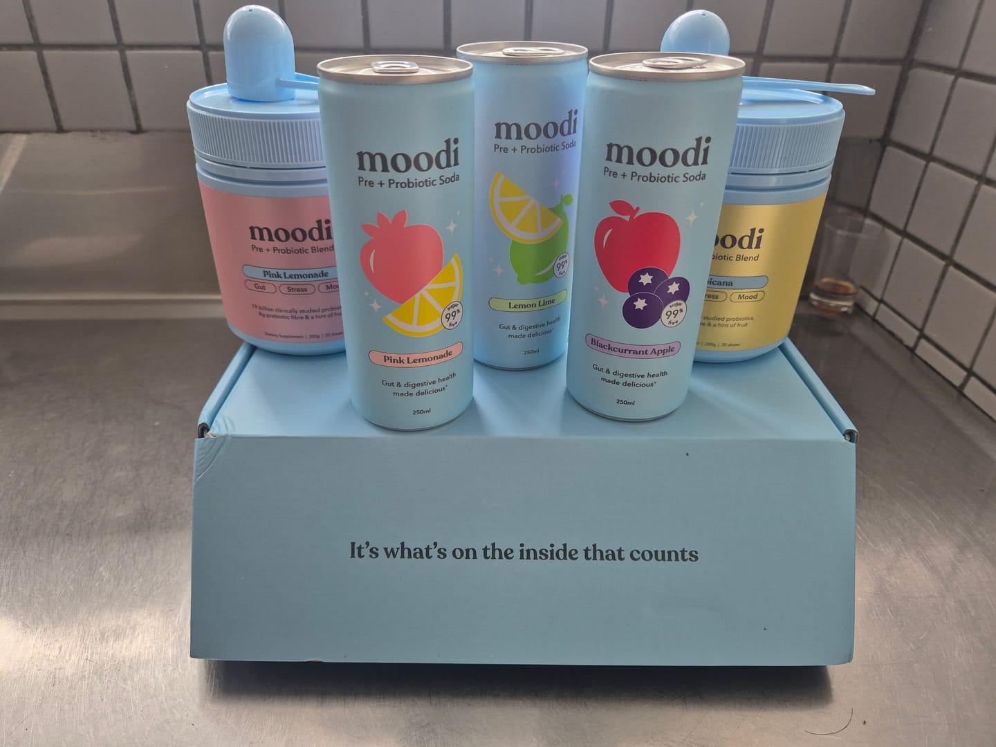 Customer photo review of Pre + Probiotic Soda