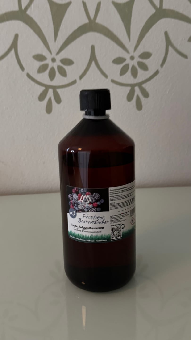 Customer photo review of Sauna Aufguss Konzentrat #3 Frostiger Beerentraum