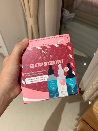Customer photo review of Coffret GLOW AND GROW