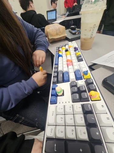 Customer photo review of Quackey - Fidget Toy that Quacks!