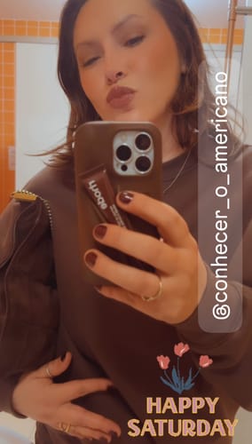 Customer photo review of peptide lip tint / espresso - Disponivel