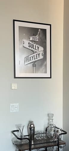 Customer photo review of COUPLES DATE OF LOVE by Cstm Canvas