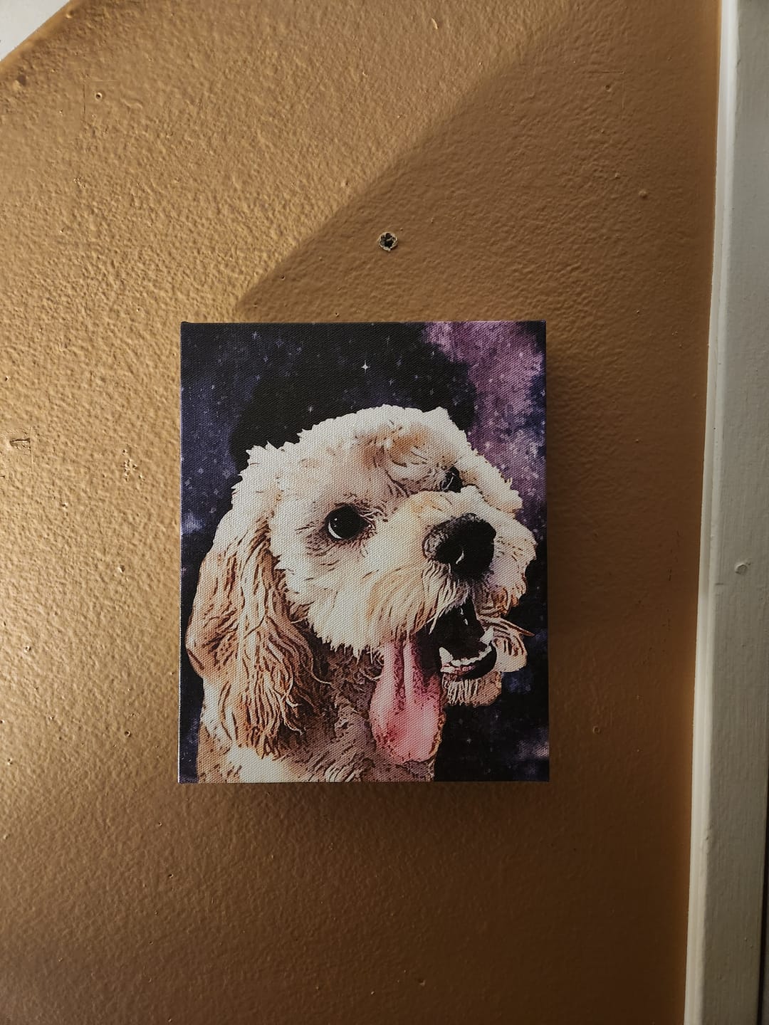 Customer photo review of Custom Pet Art Canvas Wrap