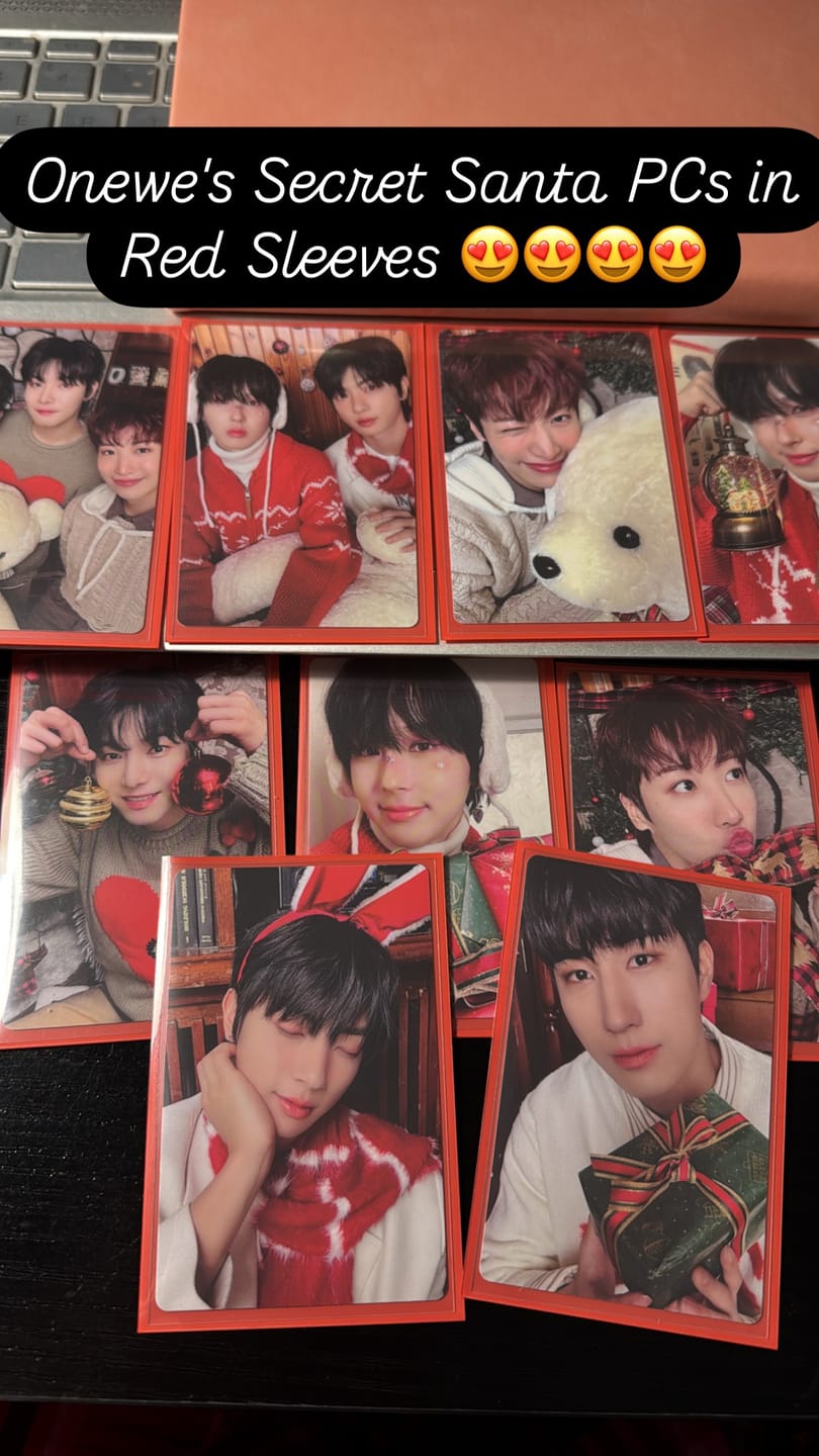 Customer photo review of COLORED PHOTOCARD SLEEVES - 61x91mm