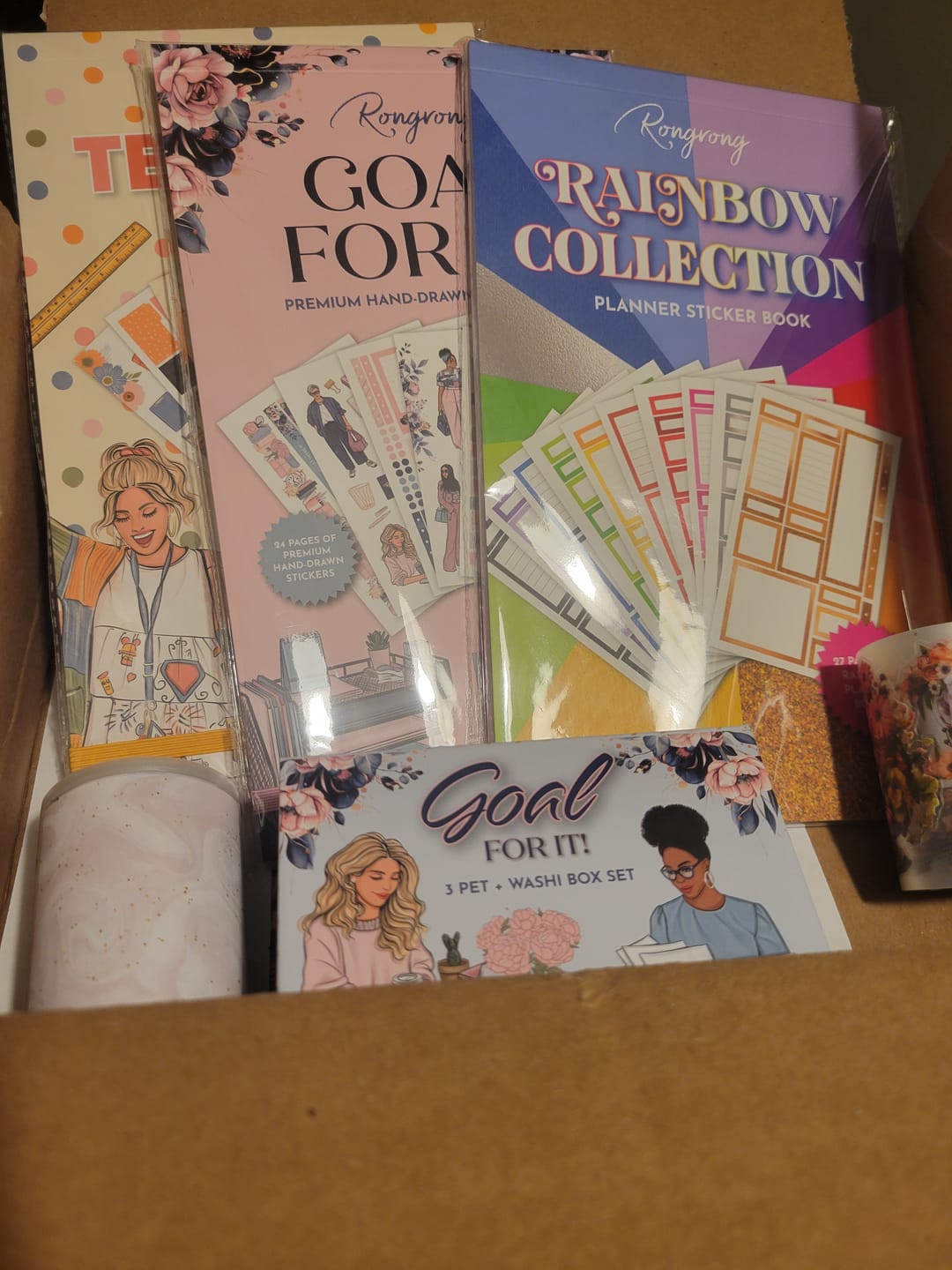 Customer photo review of Goal For It Sticker Book