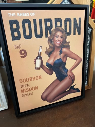 Customer photo review of Custom Pin Up Illustration