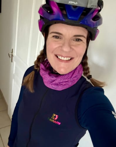 Customer photo review of HONEYCOMB THERMAL VEST - BLUE