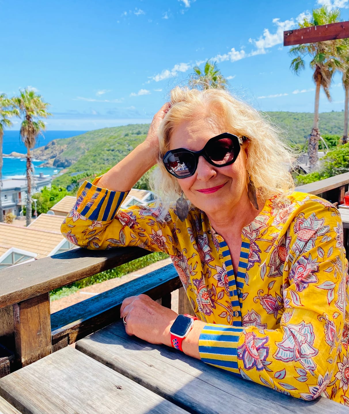 Customer photo review of The Everyday Blouse - Van Gogh